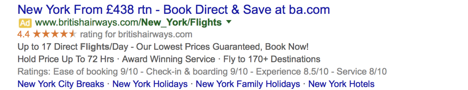 Google AdWords Green Outlined Ad Label Replacing Solid Green Version